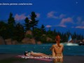Naughty girl is getting her pussy stretch by her ex in the woods - The sims 4
