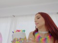 Jayden's Birthday Cake Solo Masturbation