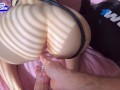 TIGHT PUSSY TAKING HUGE 12 inch COCK SLEEVE
