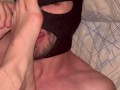 Slave licking my feet