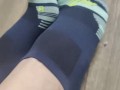 A tour of All my different colored smelly stinky sweaty ankle socks