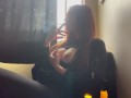 Artemisia Love Italian Big Tits Milf Solo Smoking Session Tits Play Full Video on OF
