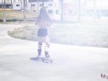 Real Teens - Lovely Teen Juniper Ren Knows How To Roller Skate And Ride Big Cocks
