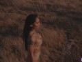 LUCIDFLIX Fit Asian baddie Honey Gold enjoys a hard fuck in the desert