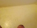 Orgasm in bathroom and released a load of cum