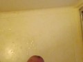 Orgasm in bathroom and released a load of cum