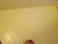 Orgasm in bathroom and released a load of cum