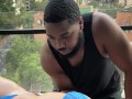 She receives an intimate romantic massage from her black friend