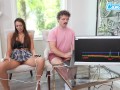 Natural Busty Brunette Fails Lie Detector Sucks Dick And Gets Fucked