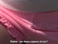 Super pale and super outgoing Japanese freshly married wife goes riding on a bicycle under a blue sky to have outside sex