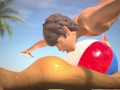 3DGSPOT - Oily Babe Gets Her Pussy Pounded At The Beach! 3D ANIMATION!