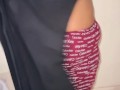 Saudi Beautiful Big Ass & Huge Tits BBW Hot Anippe BraPanty & Hijab Wear & Want Fuck From StepCousin