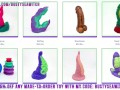 TentickleToys Frankie Review - Busty Mad Scientist Loves Monster Dildos - BustySeaWitch