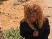 Ebony girl gets pounded by white cock while her friend masturbates beside her