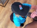 Pizza Delivery Girl Gets A Big Black Sausage And Her Face Covered In Cum
