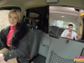 Female Fake Taxi Big tits Czech driver Lady Gang rides hard cock passionate blowjob hardcore sex