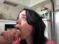 POV Cute Step Sister Can't Resist Sucking Your Cock