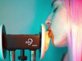 ASMR Close Up Ear Licking 3Dio by Elsa