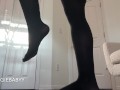 pantyhose foot worship evil supergirl traps you until you melt her! - full video on Veggiebabyy Many