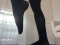 pantyhose foot worship evil supergirl traps you until you melt her! - full video on Veggiebabyy Many