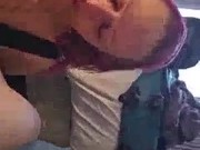 Sluty hotwife swallows cock