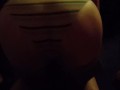 【フェチズム】女子大生　美尻　縞パン　脱がす　　(素人、JD、個人撮影)※無音