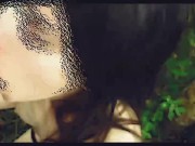 The Forest nymph. Cartoon.