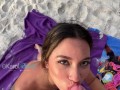 Big ass latina fucking on public beach while people watching