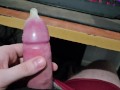 Viewer Request 3 - Filling a Condom with Cum and Pre - I Cum 10 Times