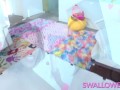 SWALLOWED Beautiful ladies Monica Sage & Gypsy Rose give the sloppiest blowjob ever!