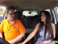 Fake Driving School - Posh cheating WIFE with BIG BOOBS fucks her driving instructor