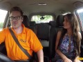 Fake Driving School - Posh cheating WIFE with BIG BOOBS fucks her driving instructor