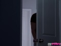 Peeping Tom Stepbro Finally Fucks Petite Stepsis - Cecelia Taylor - MyPervyFamily