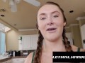 Babysitter Chloe Marie loves fucking hot guy's big dick!