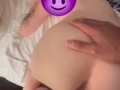 She struggles to take this black dick