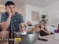 BRAZZERS - Kenzie Love Doesn't Care About Xander's Annoying Friend & Get Fucked In Front Of him