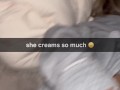 Cheating Teenage Slut Can’t help but Remove Condom for Massive Creampies on Snapchat 😰