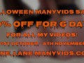 50% OFF HALLOWEEN SALE ON MY MANY VIDS