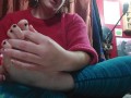 Foot Rub with Lotion SFW
