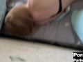 Tight little wet pussy ASMR home video close-up of big dick Parker Hard