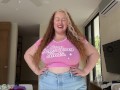 big boobs youtuber bra vs no bra compilation - G-CUPS in a shirt