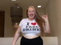 big boobs youtuber bra vs no bra compilation - G-CUPS in a shirt