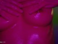 ULTRAFILMS Super hot girl Sybil oiling herself and masturbating