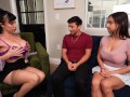 Hot Therapist Little Puck Teaches Young Couple to Fuck in Busty Threesome - Hailey Rose