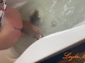 Real female orgasm from a gorgeous MILF in a hot bathroom