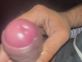 Cuming solo with tied cock and ball splitting self bondage
