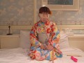 着物をきて、ご主人様に自慰をしているところをみてもらいました。とっても恥ずかしかったです。。。