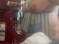 Big boob Bbw cooking in just an apron