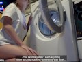 Typical Problems With Washing Machine - Girl loves feeling that dick deep in her pink wet pussy