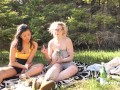 Ersties - Hanna & Jin Find a Spot in the Woods to Have Lesbian Sex